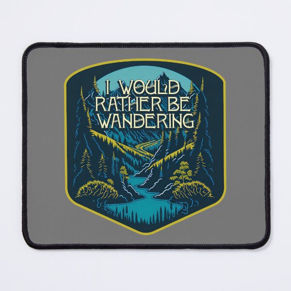 Item preview, I Would Rather Be Wandering designed and sold by Fletcher-Smith.