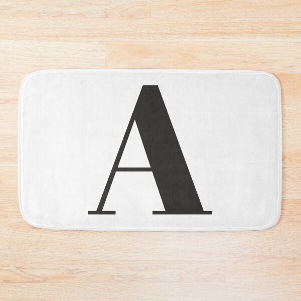Item preview, Modern letter A Large bold letters typography simple minimalist black and white designed and sold by tanabe.