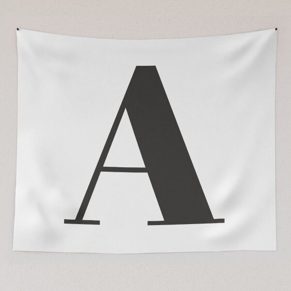 Item preview, Modern letter A Large bold letters typography simple minimalist black and white designed and sold by tanabe.