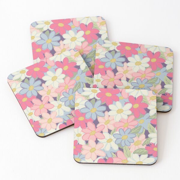 Item preview, Adorable spring pastel flowers pattern  designed and sold by Yarafantasyart.