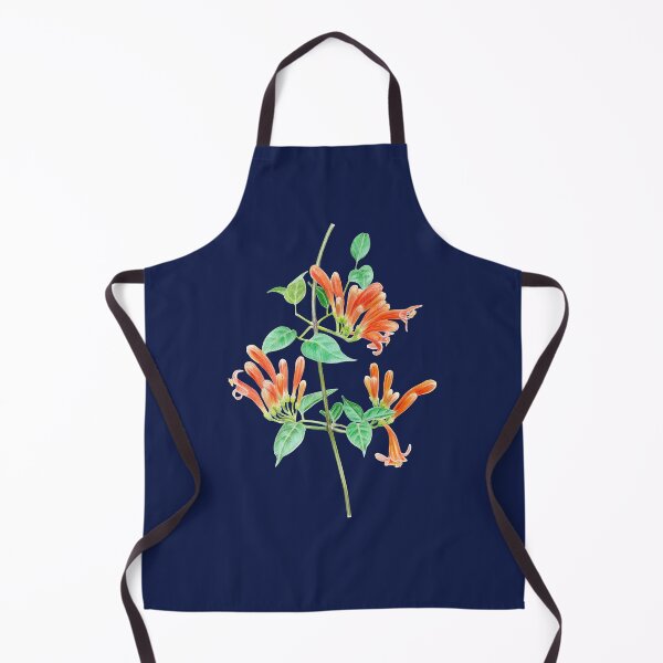 Item preview, Orange Trumpet Vine Flowers designed and sold by YuNikDraw.
