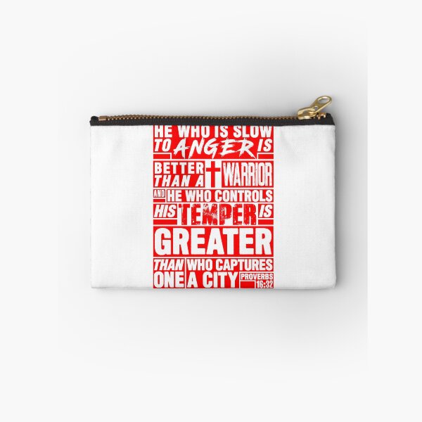Item preview, Proverbs 16:32 He Who is Slow to Anger is Better than a Warrior designed and sold by plushism.