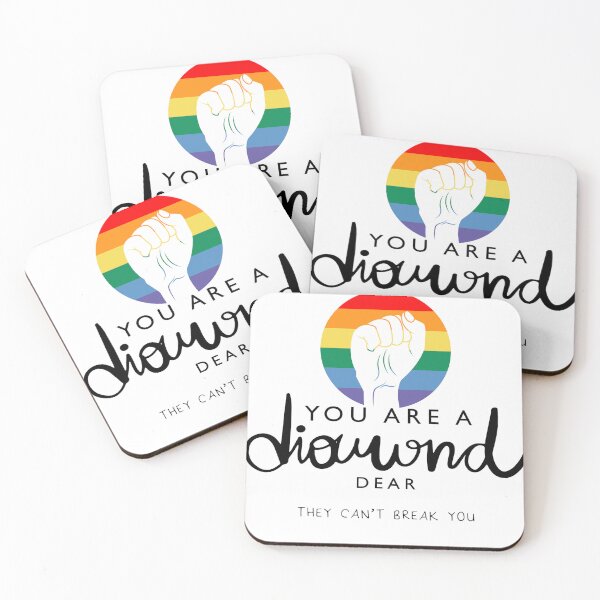 Item preview, LGBTQ+ You are a diamond dear they can't break you designed and sold by SkaryoDrawn.