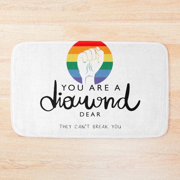 Item preview, LGBTQ+ You are a diamond dear they can't break you designed and sold by SkaryoDrawn.