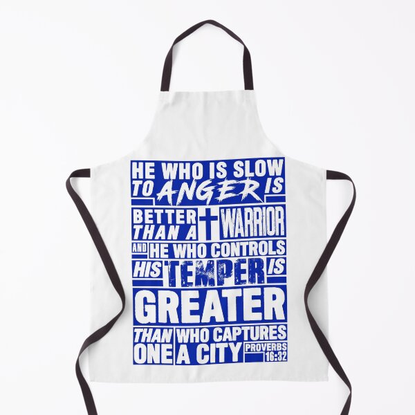 Item preview, Proverbs 16:32 He Who is Slow to Anger is Better than a Warrior designed and sold by plushism.