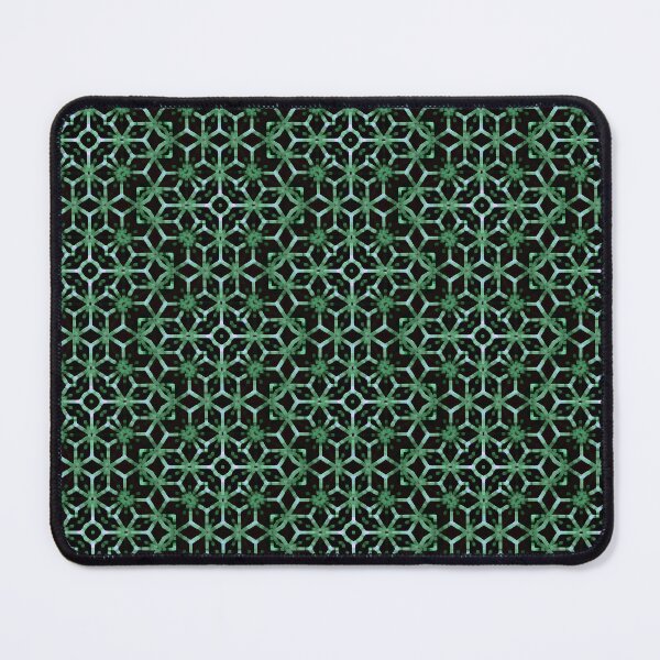 Artikelvorschau, Grüner und schwarzer St. Patrick's Day Print Abstrakter geometrischer Pflanzendruck entworfen und verkauft von kattakitty.