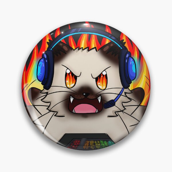 Item preview, Angry gamer cat designed and sold by Aedrylle.