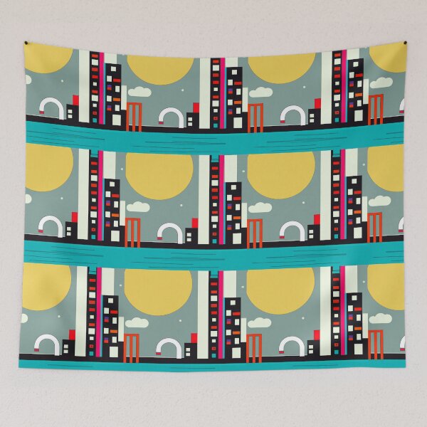 Item preview, Bauhaus style industrial town  designed and sold by Thecolourwheel.