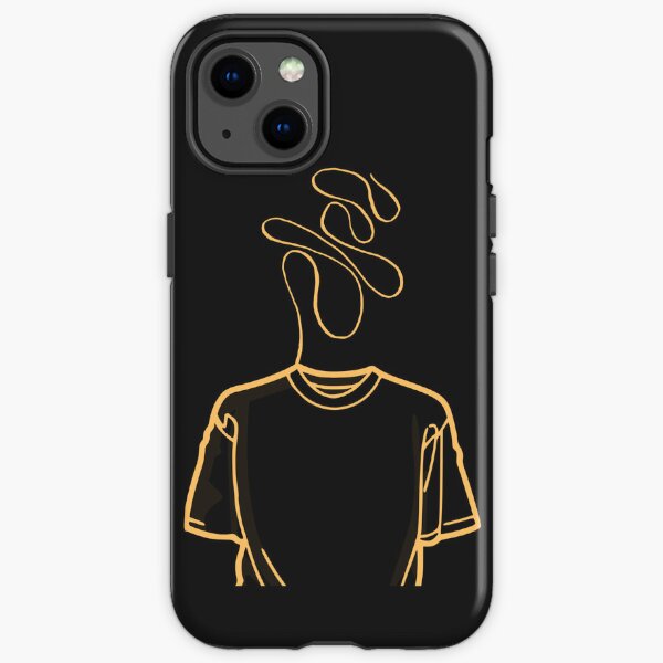 Aesthetic face design iPhone Tough Case