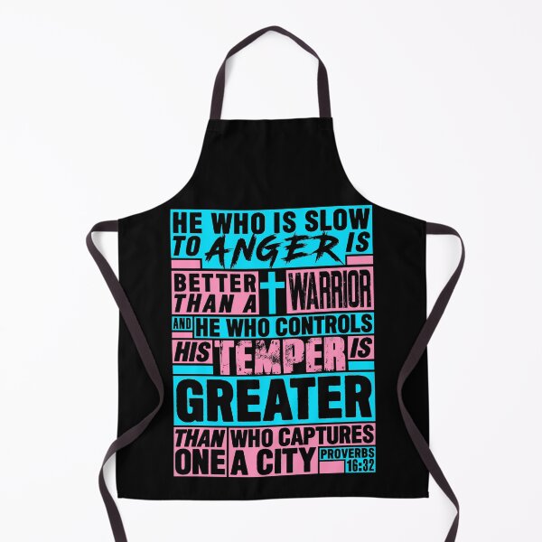 Item preview, Proverbs 16:32 He Who is Slow to Anger is Better than a Warrior designed and sold by plushism.