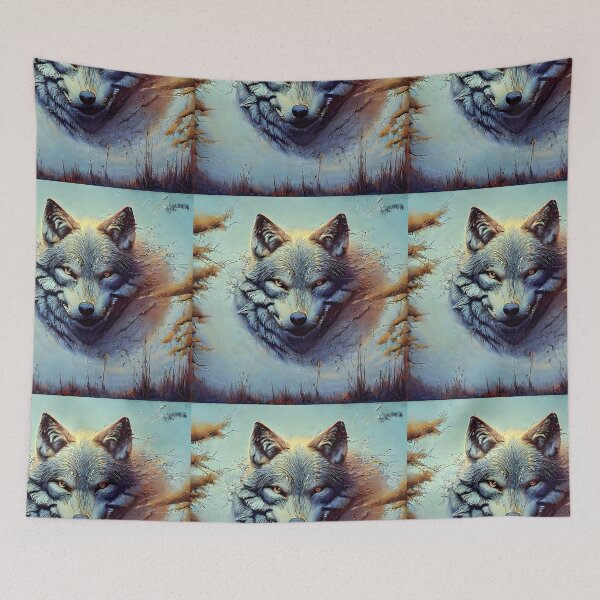 Item preview, portrait of a wolf  designed and sold by bogfl.