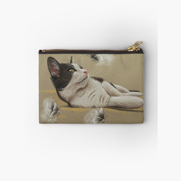 Item preview, Cat drawing with butterflies designed and sold by Denise Nijs.