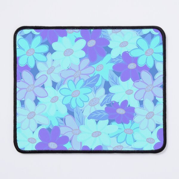 Item preview, Cute blue pastel wildflowers pattern  designed and sold by Yarafantasyart.