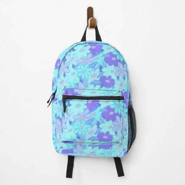 Item preview, Cute blue pastel wildflowers pattern designed and sold by Yarafantasyart.