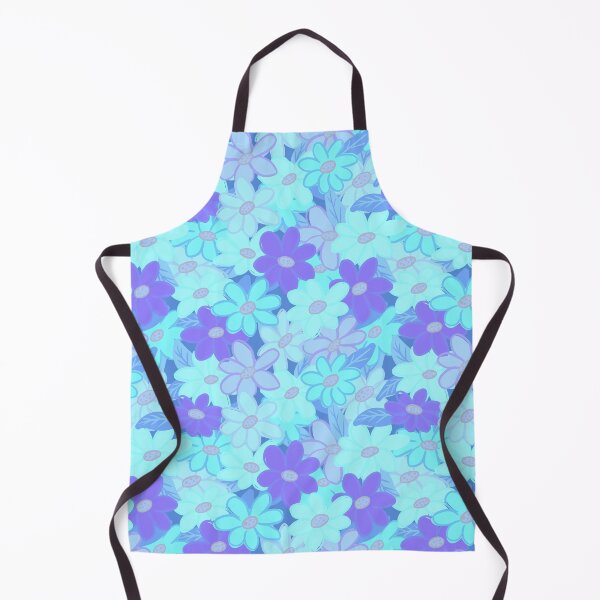 Item preview, Cute blue pastel wildflowers pattern designed and sold by Yarafantasyart.