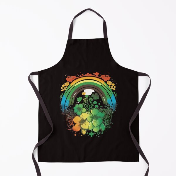 Item preview, Happy st patricks day Rainbow and Shamrocks designed and sold by Cheeeeky.