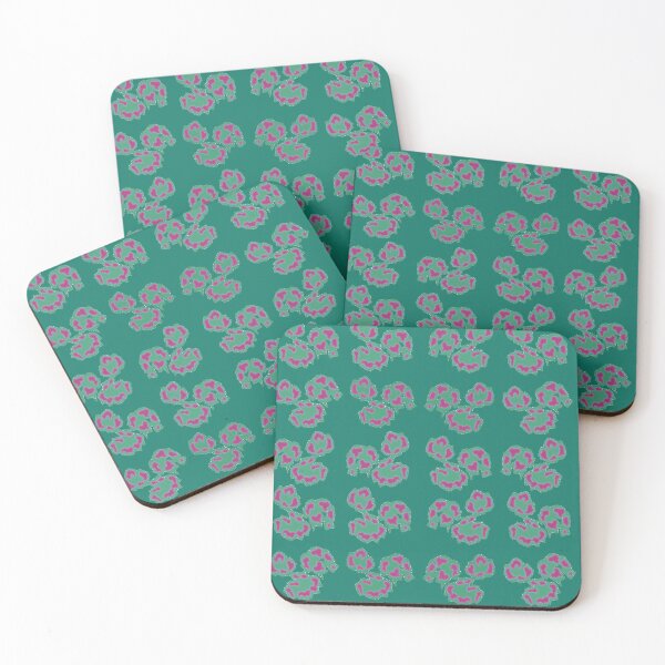 Item preview, Emerald green pink purple leopard spots designed and sold by glowvim.