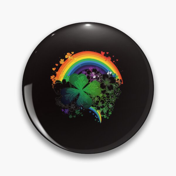 Item preview, Happy st patricks day Rainbow and Shamrocks designed and sold by Cheeeeky.