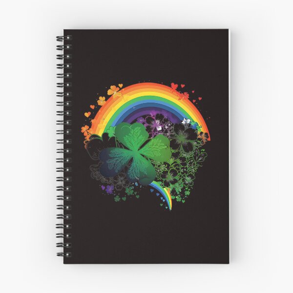 Item preview, Happy st patricks day Rainbow and Shamrocks designed and sold by Cheeeeky.