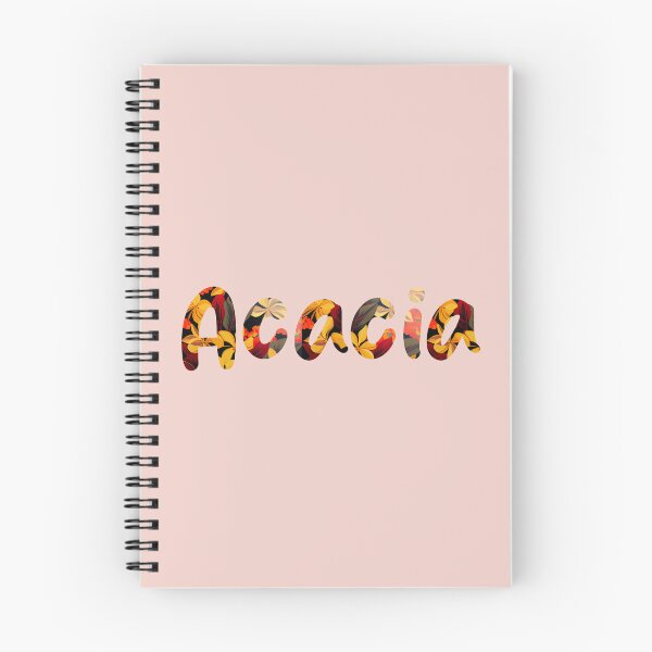 Item preview, Floral Acacia Name : Acacia Name With Flowers  designed and sold by ABCDEmily ©.
