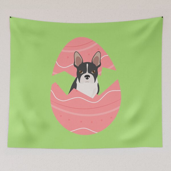 Item preview, Boston Terrier Dog in Easter Egg designed and sold by SeasonalDogs.