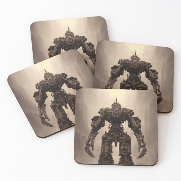 Item preview, Serie de guerreros mecánicos designed and sold by Retro Type.