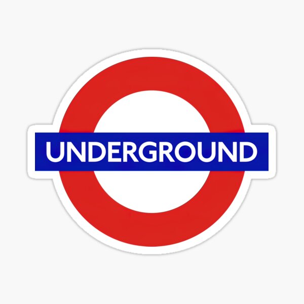 métro londonien Sticker