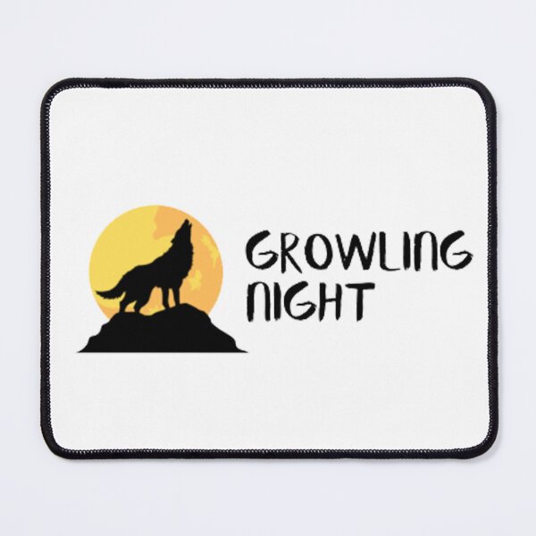 Item preview, Growling night - wolf designed and sold by Stay-Pawsitive.