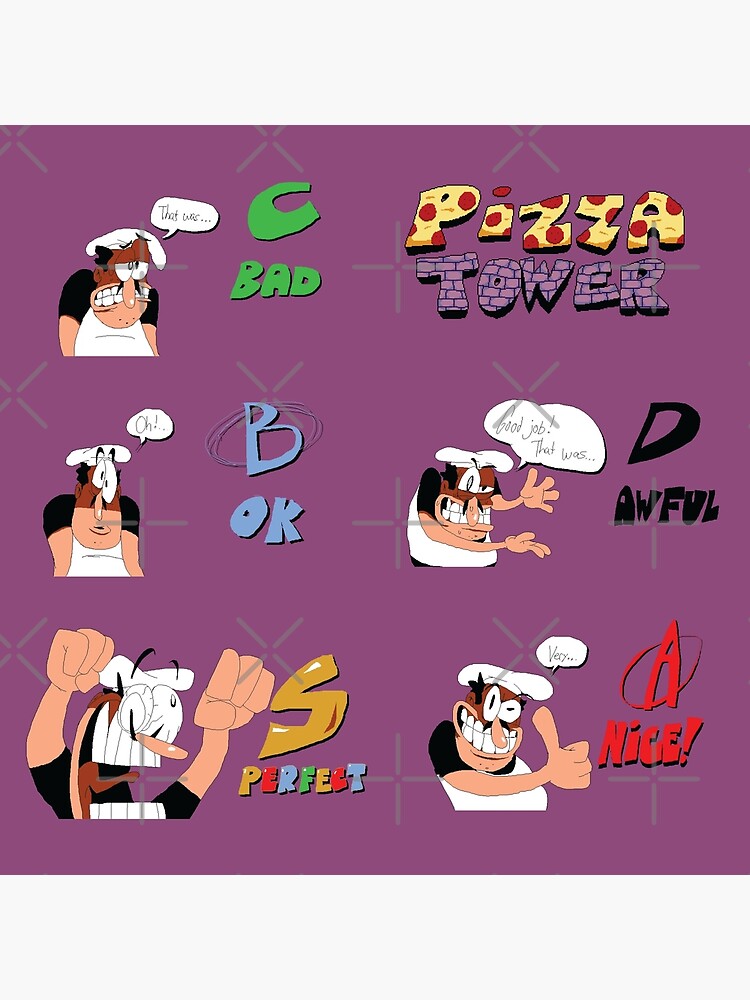 Pizza Tower Sticker Set 