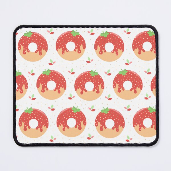 Item preview, Strawberry donut white designed and sold by ChallaDesign.