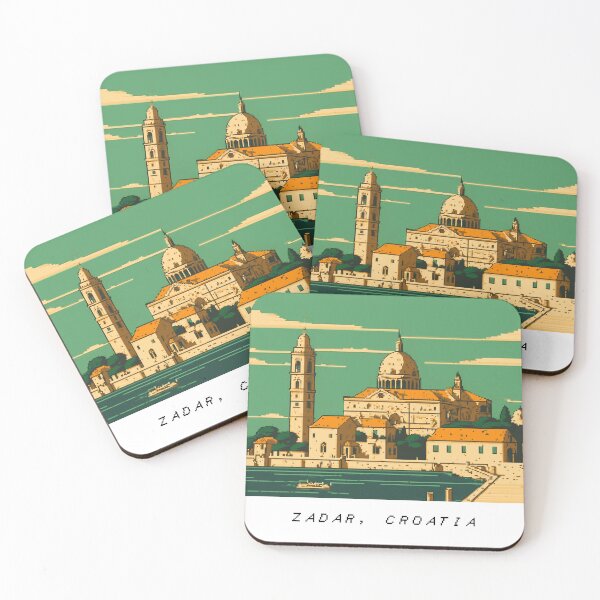 Item preview, Zadar Pixel Art Retro designed and sold by PixelAirlines.
