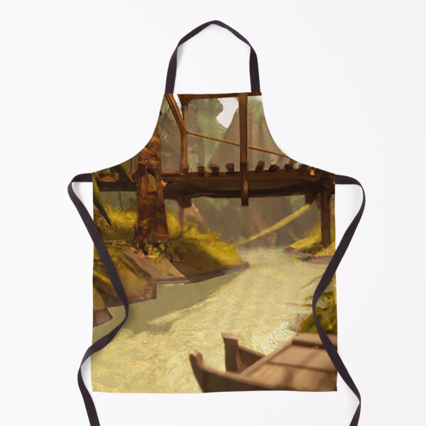 Item preview, Embark on an Unforgettable Adventure: Asian Jungle Bridge River Boat designed and sold by BK-Fishing.