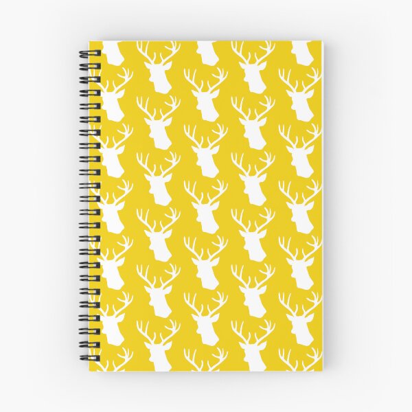 Item preview, Yellow Deer Head Silhouette - Mustard Reindeer Stag designed and sold by inspirationzgal.