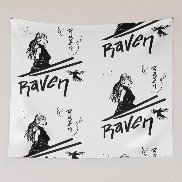 Item preview, Raven 2 (black) designed and sold by Emma Raven.