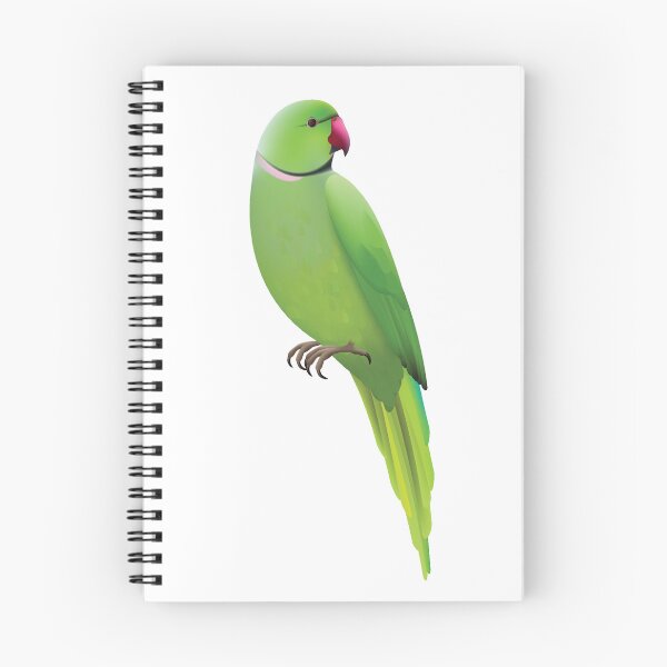 Item preview, Rose ringed parakeet - parrot designed and sold by Stay-Pawsitive.