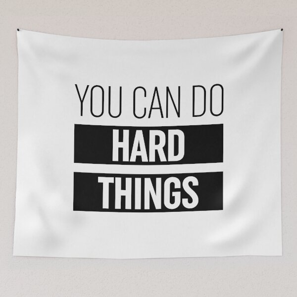 Item preview, You Can Do Hard Things designed and sold by ZoollGraphics.