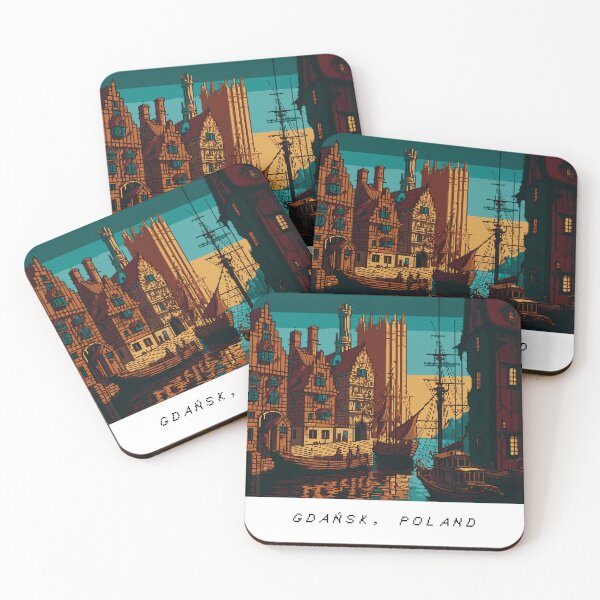 Item preview, Gdańsk Pixel Art Retro designed and sold by PixelAirlines.
