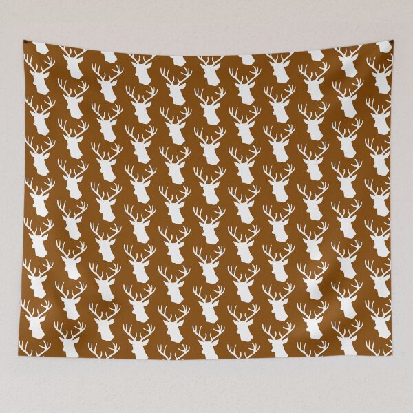Item preview, Brown Deer Head Silhouette - Reindeer Stag designed and sold by inspirationzgal.