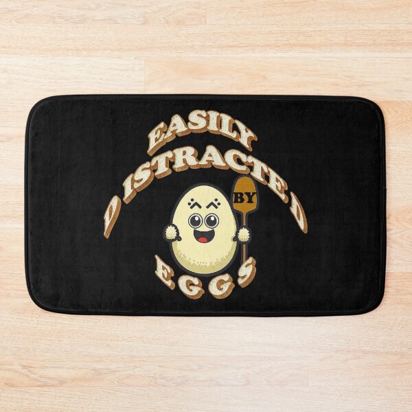 Item preview, easily distracted by eggs designed and sold by Pawtastic Prints.