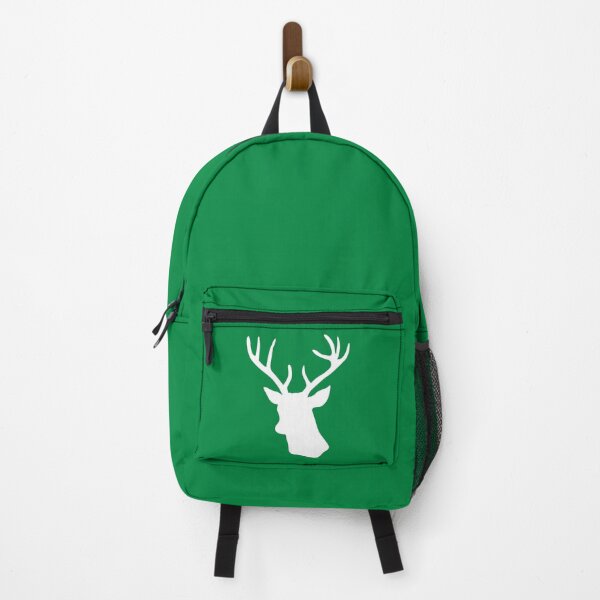 Item preview, Dark Green Stag Deer Head Silhouette - Reindeer designed and sold by inspirationzgal.