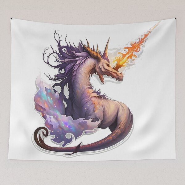 Item preview, Dragunicorn - A dragon with a unicorn horn, a rare and powerful creature designed and sold by 71shoppers.