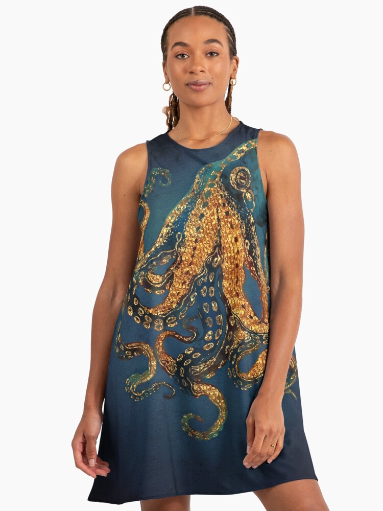 Underwater Dream Iv Underwater A-Line Dress