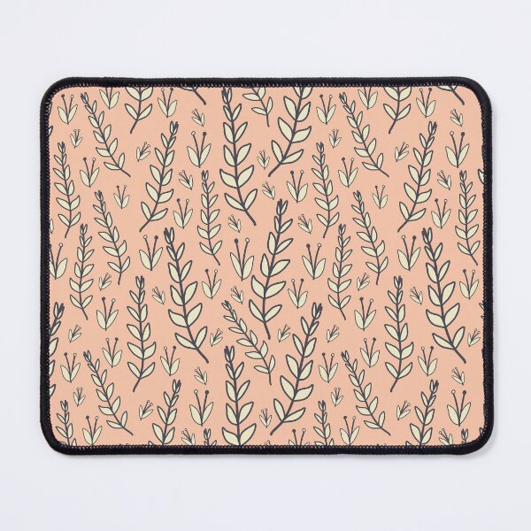 Item preview, Garden party leaves pink charcoal cream designed and sold by cezidesign.