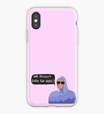 Vinilo o funda para iPhone Ella ni siquiera va aquí!