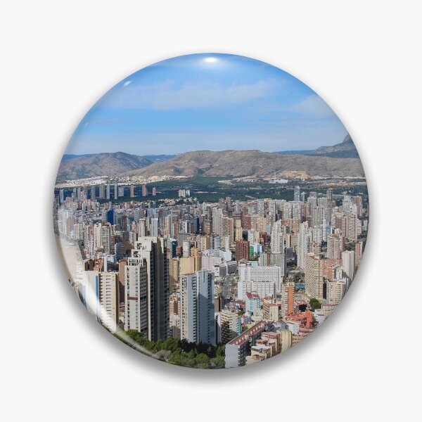 Item preview, Benidorm Skyline Cityscape Costa Blanca Spain designed and sold by AndyEvansPhotos.