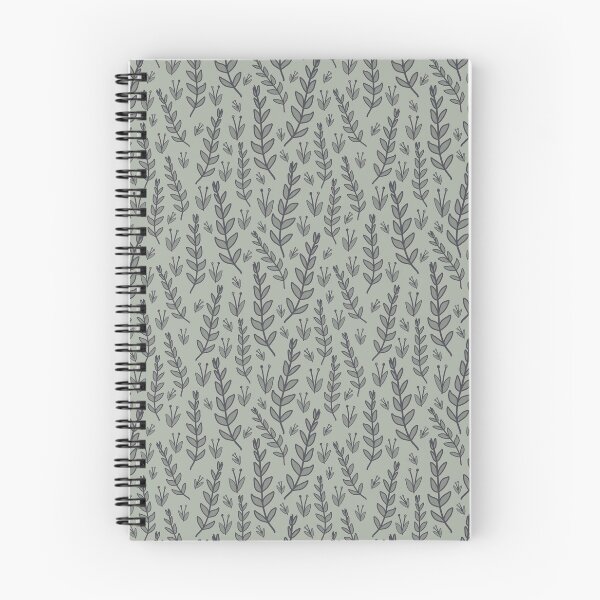 Item preview, Garden party leaves blue charcoal blue designed and sold by cezidesign.