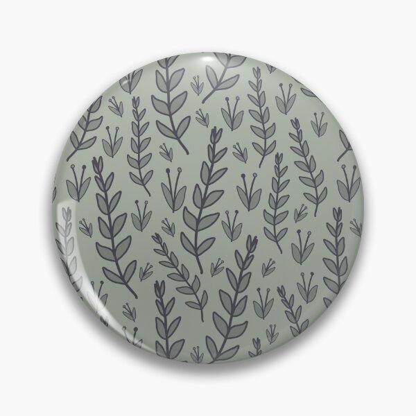 Item preview, Garden party leaves blue charcoal blue designed and sold by cezidesign.