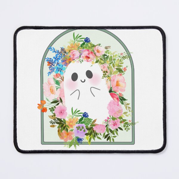 Item preview, Flowery ghost designed and sold by ADHDthings.