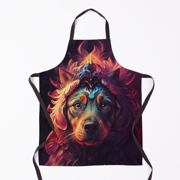 Item preview, Abstract Wall Art Dog, Digital Art Print designed and sold by Azayda Designs.