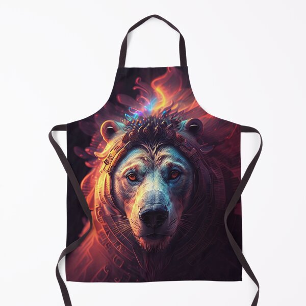 Item preview, Abstract Wall Art Bear, Digital Art Print designed and sold by Azayda Designs.